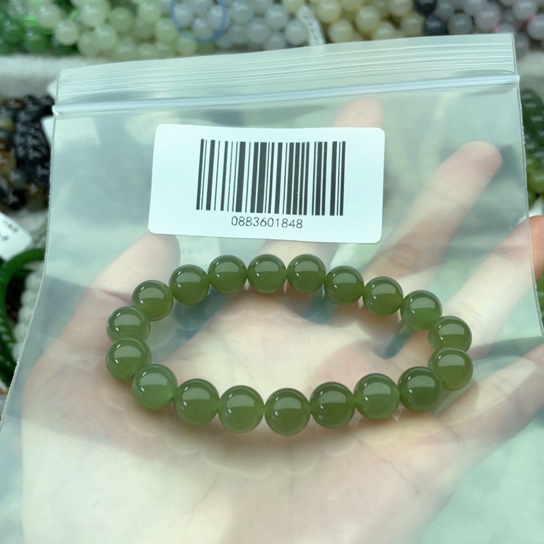 和田玉手链未镶嵌10