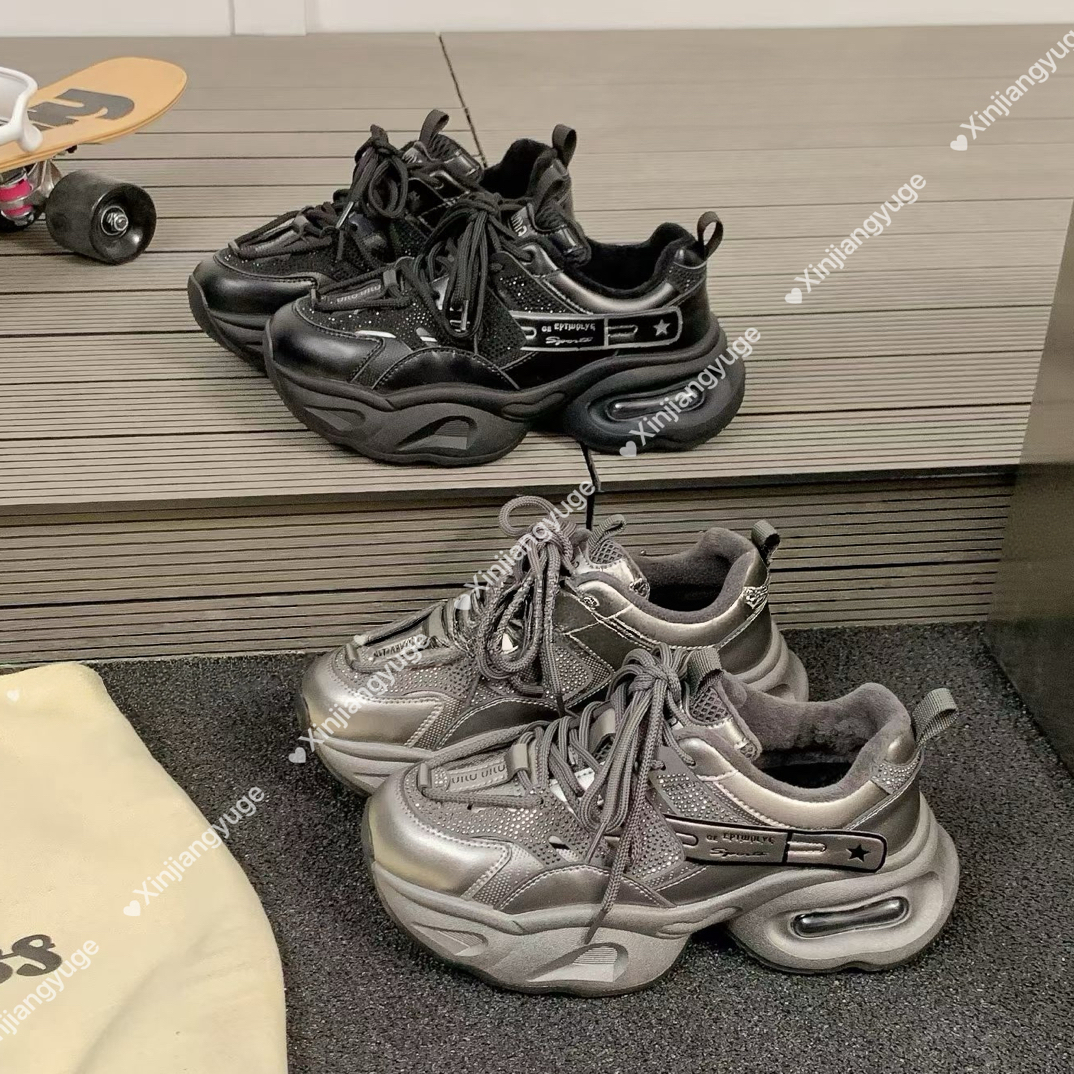 新疆跃哥鞋品运动鞋2015冬季时尚厚底舒服6厘米复古风老爹鞋1988