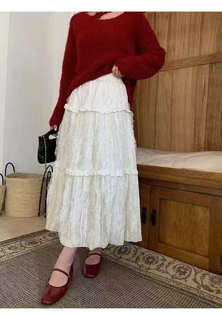 1102【九炫秋冬韩版女装】冬季新款法式优雅高腰丝绒裙包臀半身裙