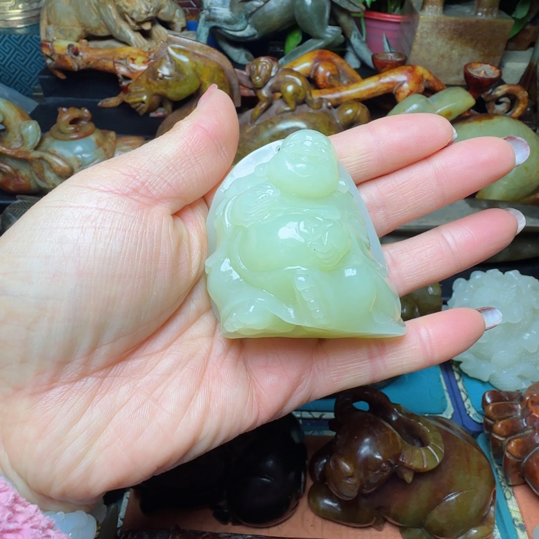 和田玉把件未镶嵌