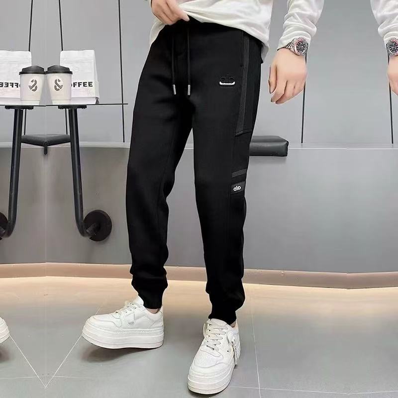 2025秋冬加绒加厚款潮牌休闲裤