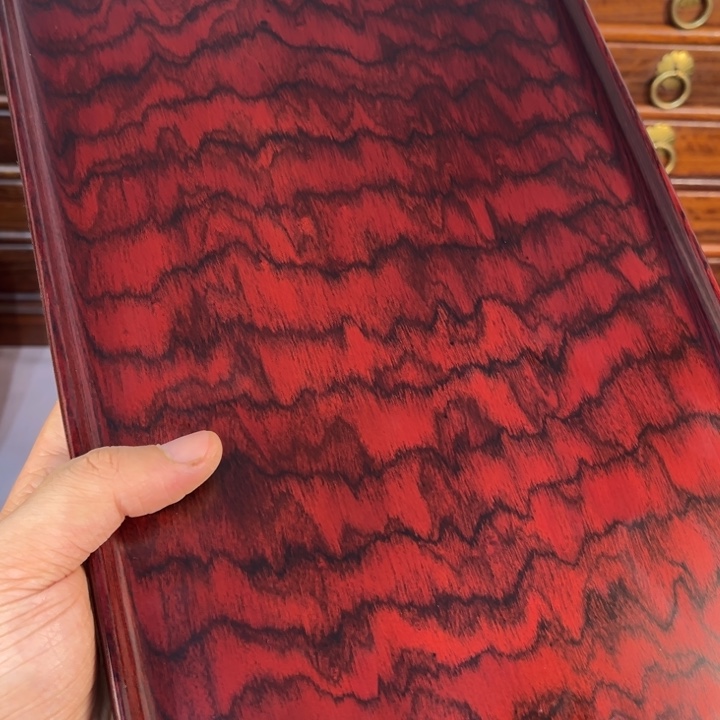 木红酸枝独板托盘