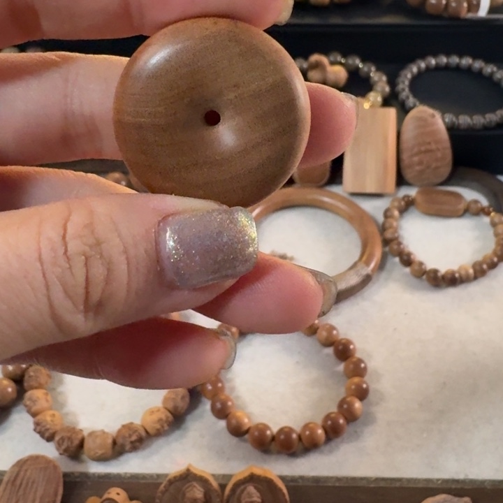 手串/手链檀香木老山檀香平安扣福利微瑕