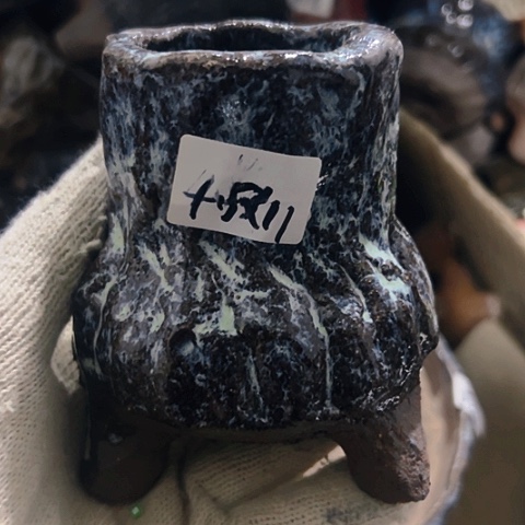 红陶粗陶花盆手工