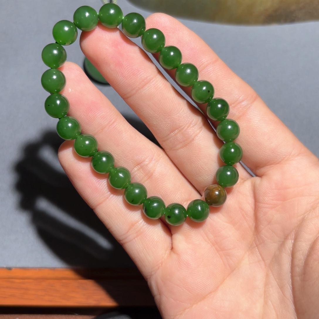 和田玉手链未镶嵌?**?