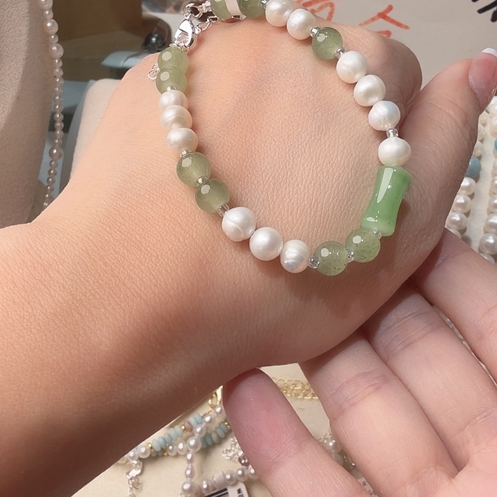 淡水珍珠合金手绳