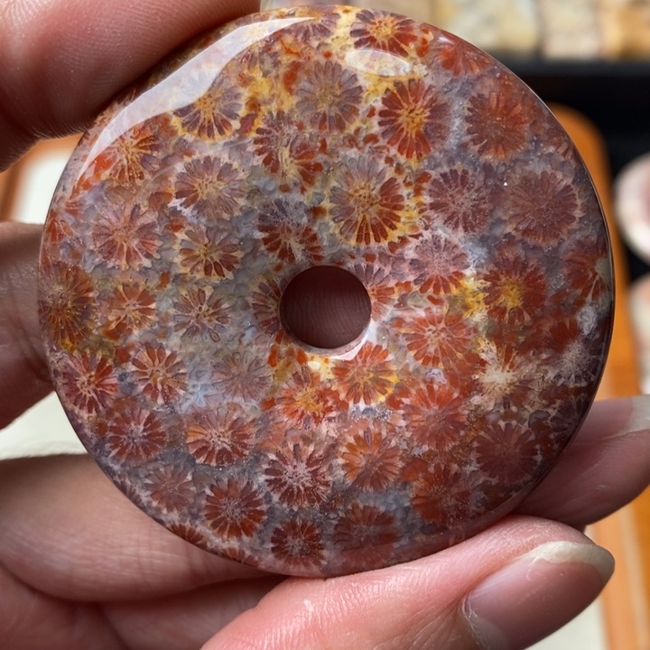 硅化玉颈饰未镶嵌雪*l