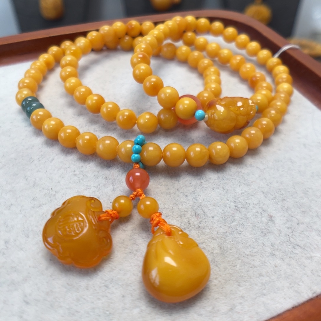 蜜蜡未镶嵌手链蜜蜡