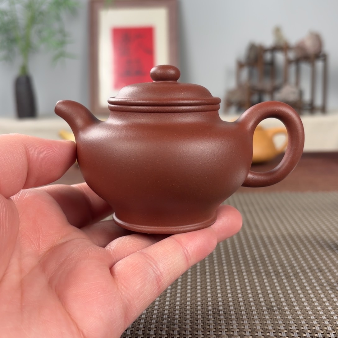 紫砂茶壶三*微瑕黄龙山原矿紫砂壶