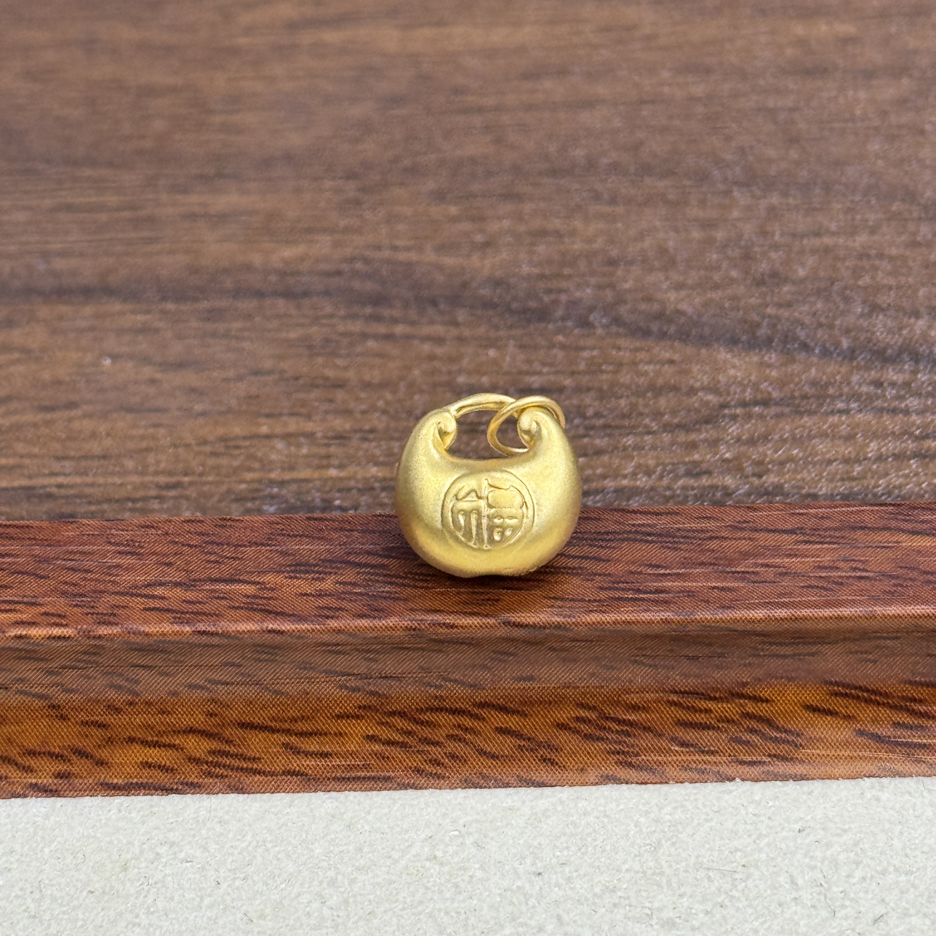 余金金臻选阁黄金足金999带环小胖福DP1297-0290