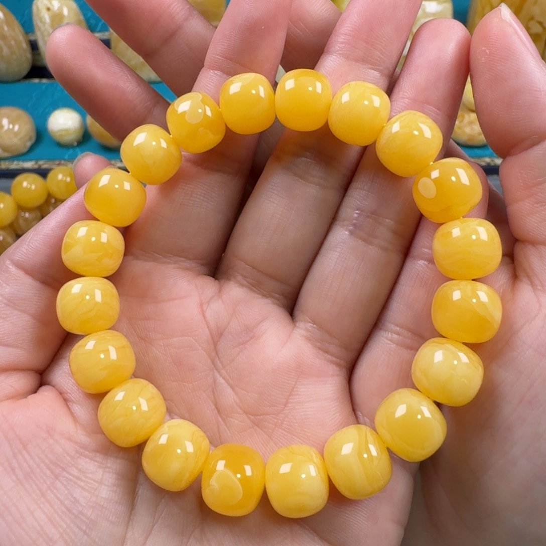 蜜蜡手链未镶嵌蜜蜡