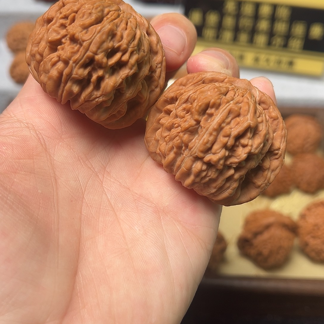 文玩核桃把件福利 47四座楼 肚差尺