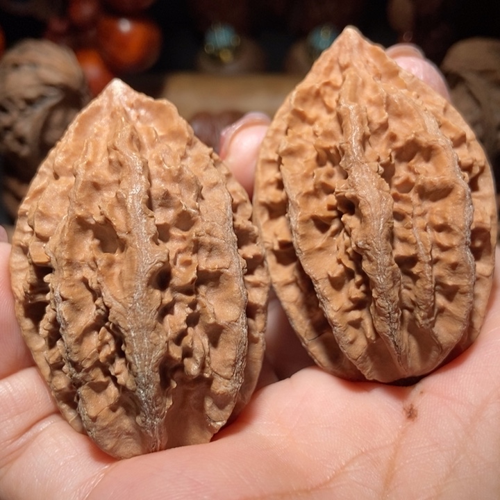 把件文玩核桃东北楸子小雪122