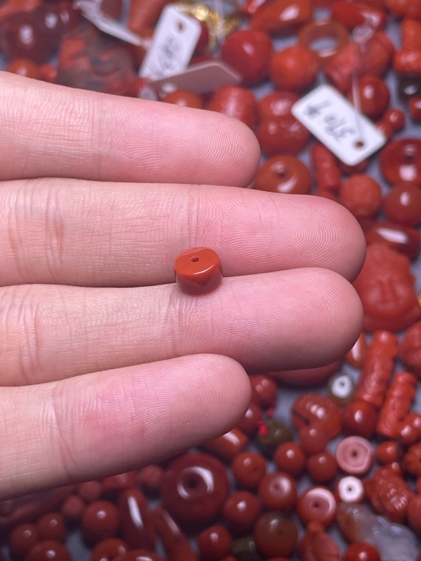 天然南红精品配饰7x4