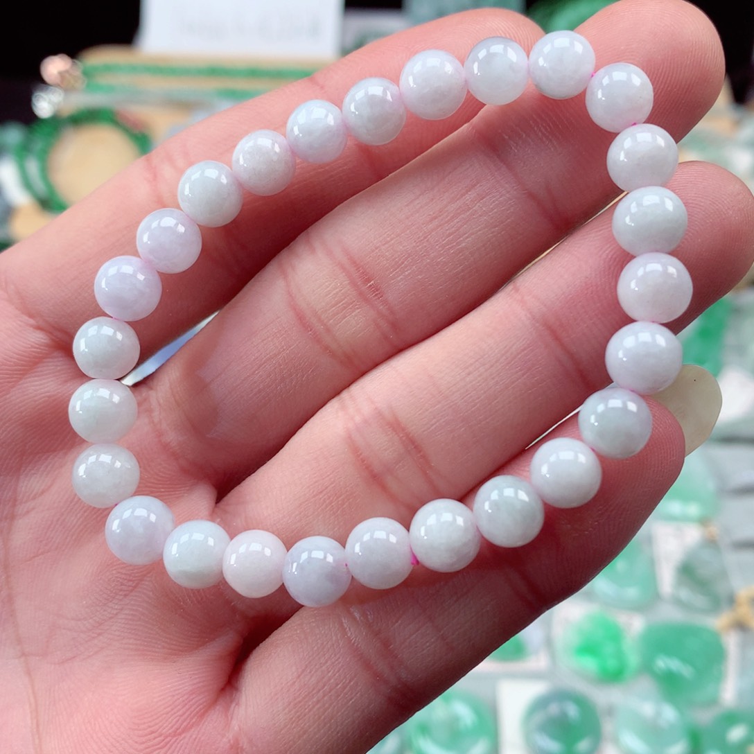 翡翠手链未镶嵌翡翠珠链