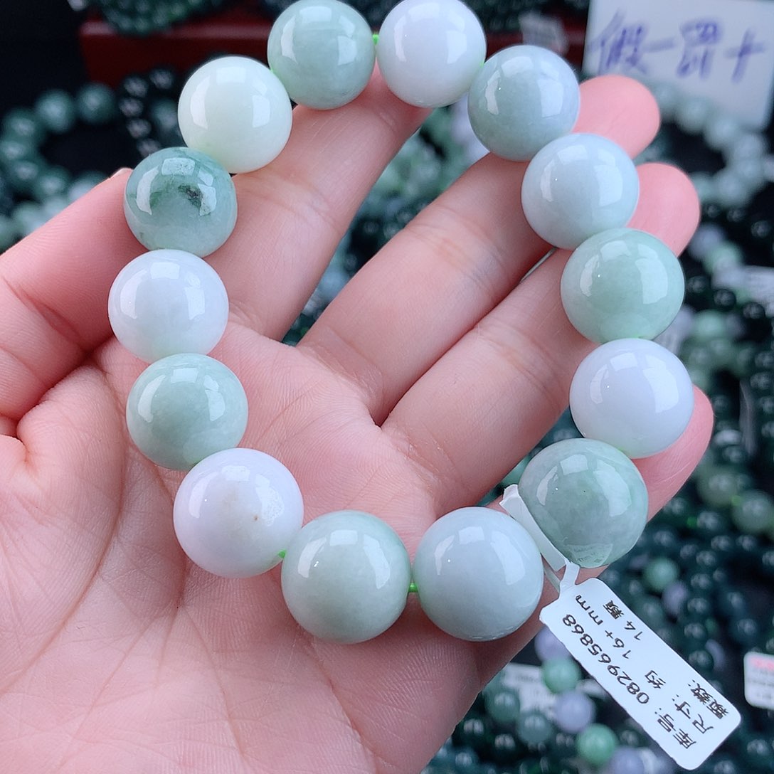 翡翠毛衣链未镶嵌西***?