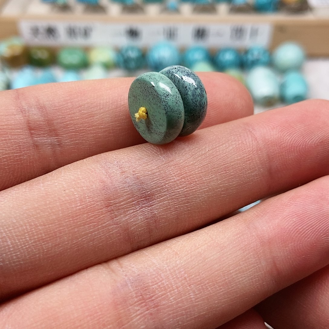 未镶嵌绿松石珠宝半成品