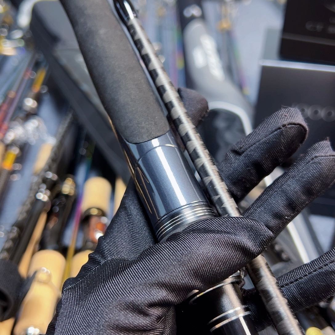 3.8m碳素郝***很路亚杆直柄两节路亚