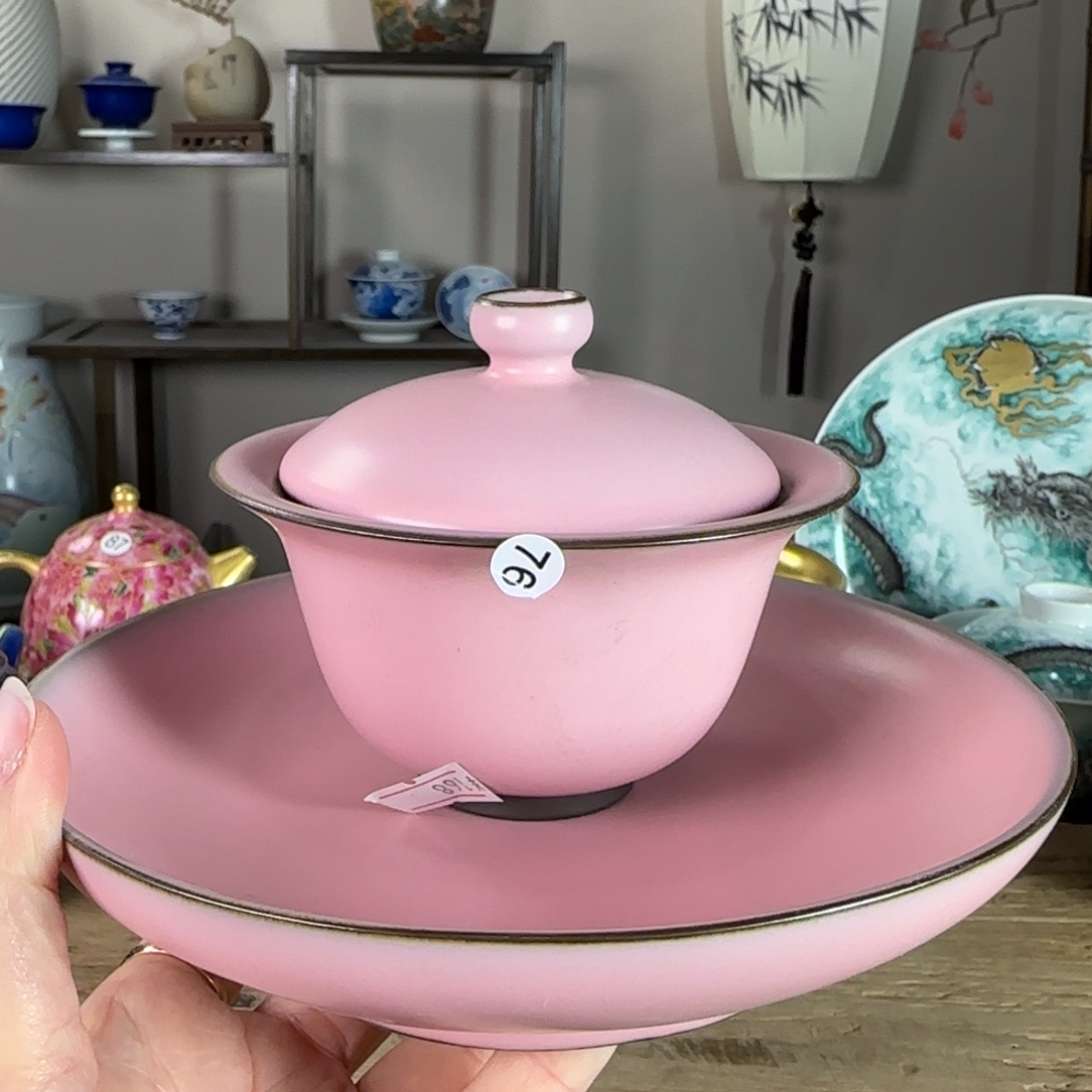 杯景德镇陶瓷柴烧多人