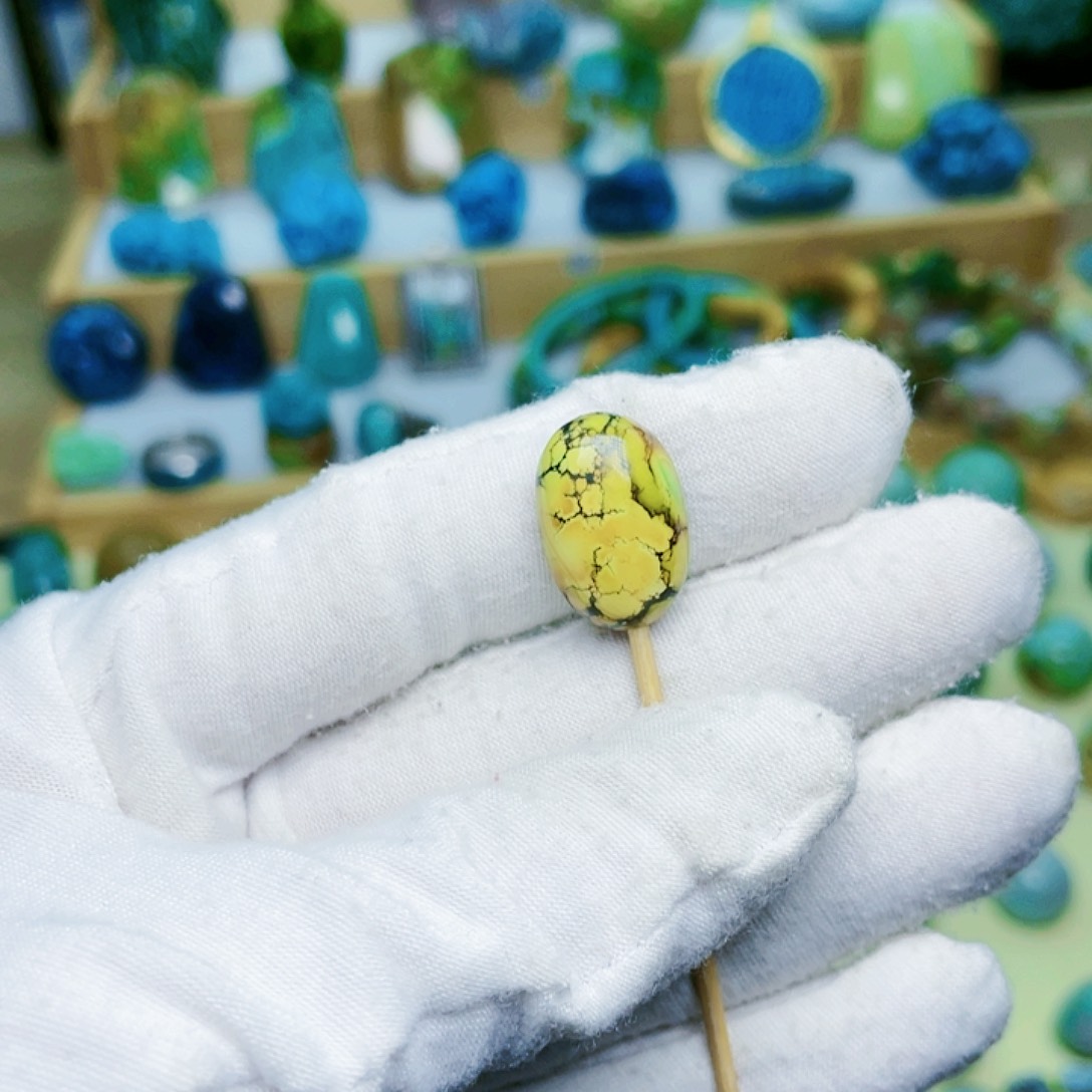 绿松石珠宝奇石未镶嵌