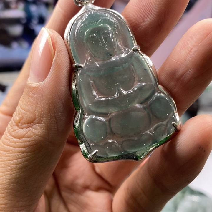 烈***克翡翠未镶嵌吊坠(不含链)3026