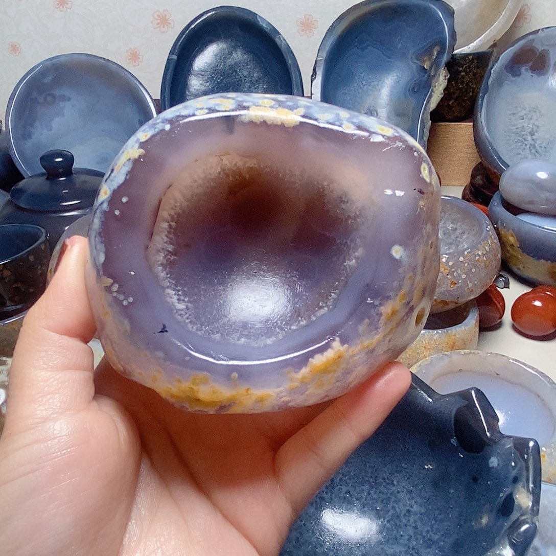 雨***）玛瑙/玉髓未镶嵌，