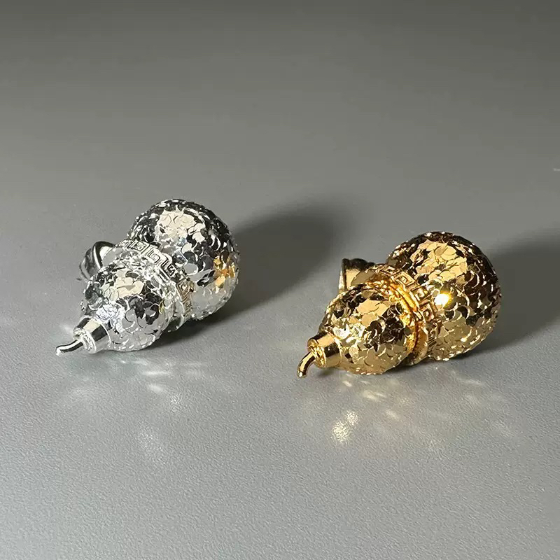 吊坠925银 爆闪碎碎冰葫芦吊坠