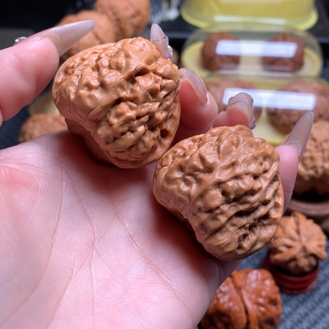 文玩核桃把件38肚40延庆蛙