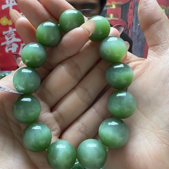 和田玉（碧玉）手串未镶嵌