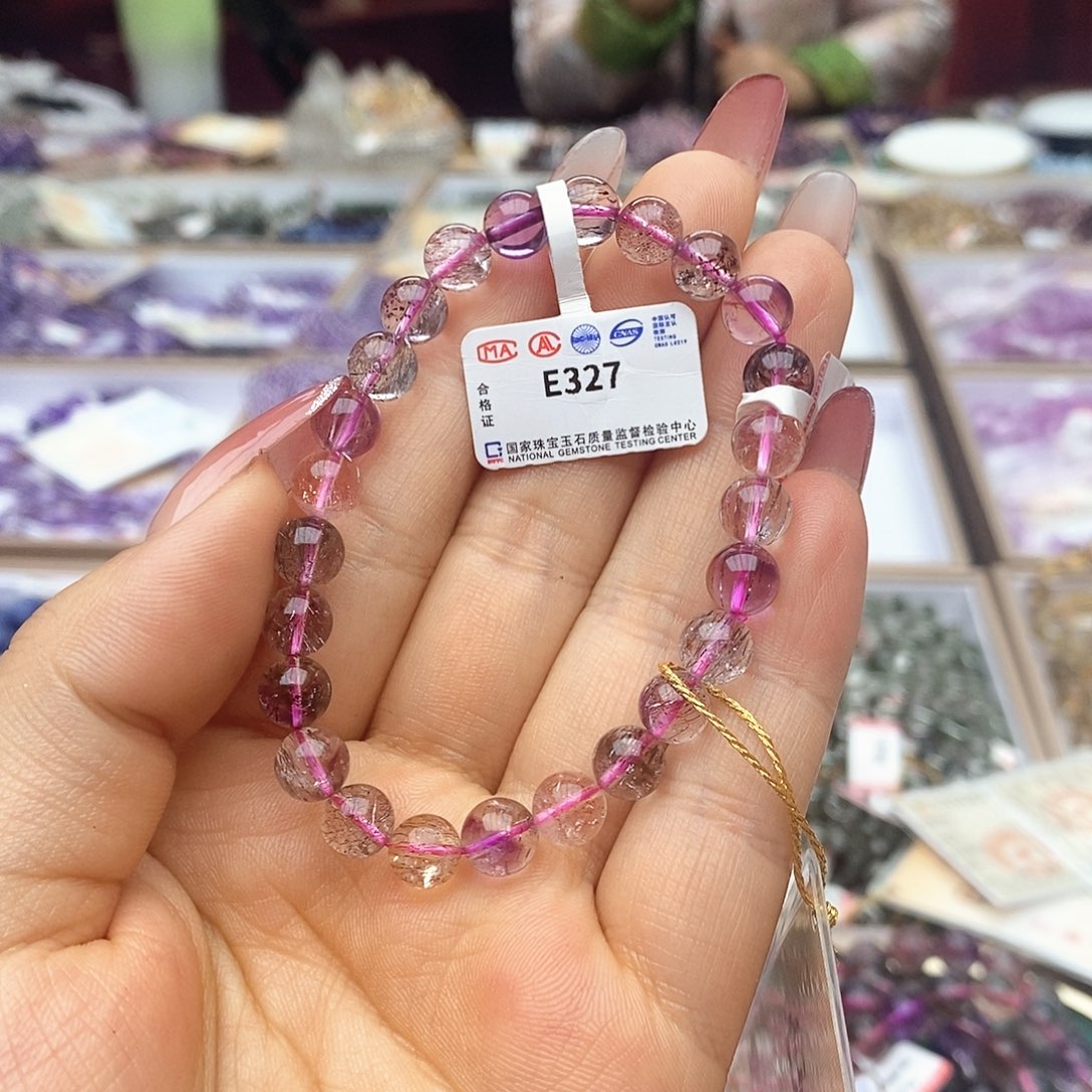 水晶手链未镶嵌E327超七