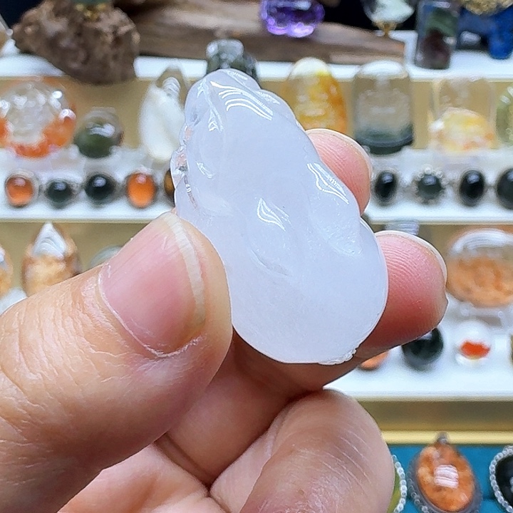 水晶颈饰未镶嵌吊坠