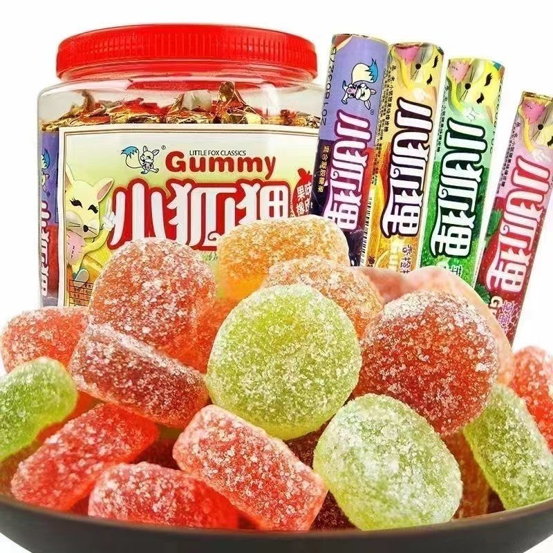 小狐狸果味软糖水果混合口味30条/罐（新疆包邮）