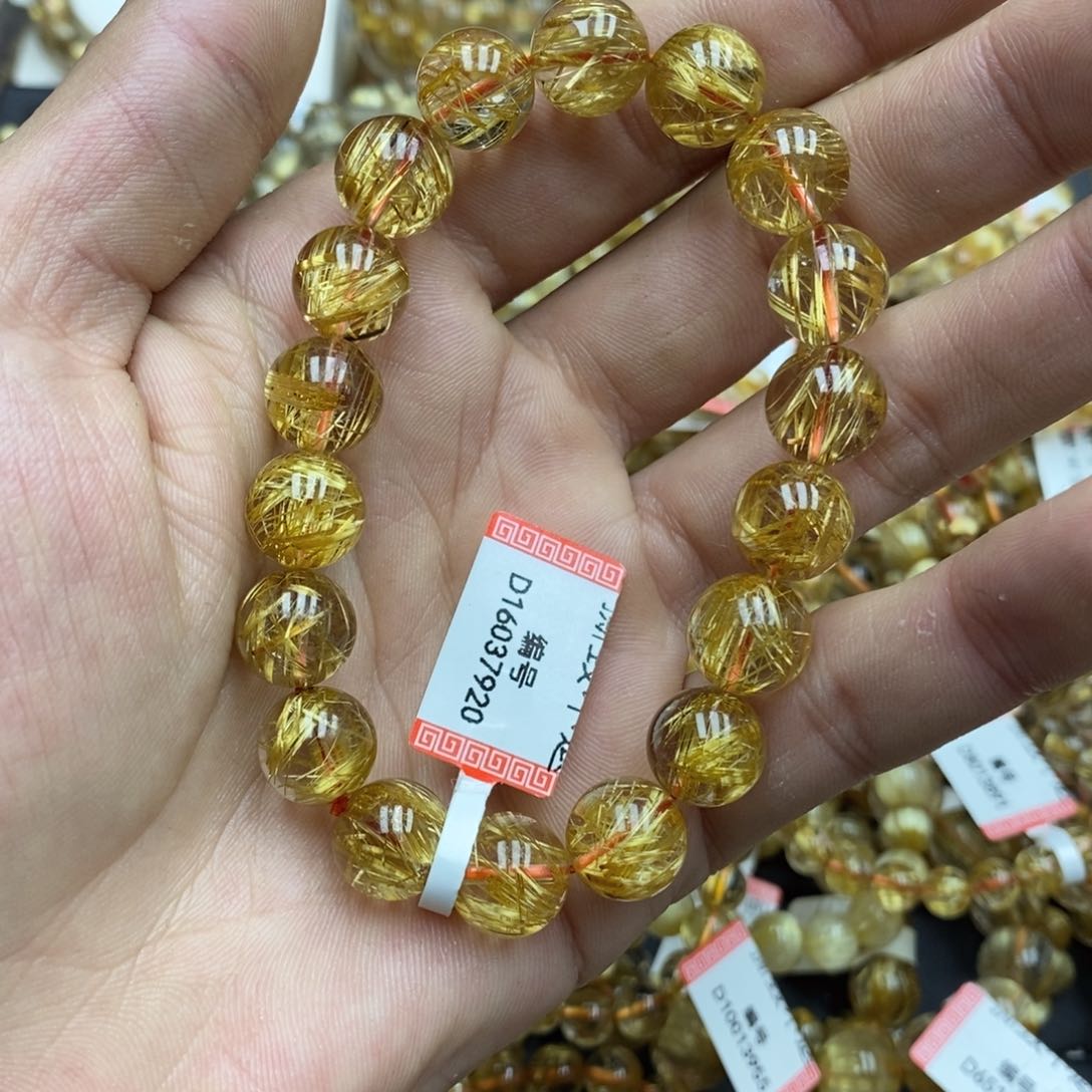 发晶手串未镶嵌卓慕水晶钛晶D16037920F