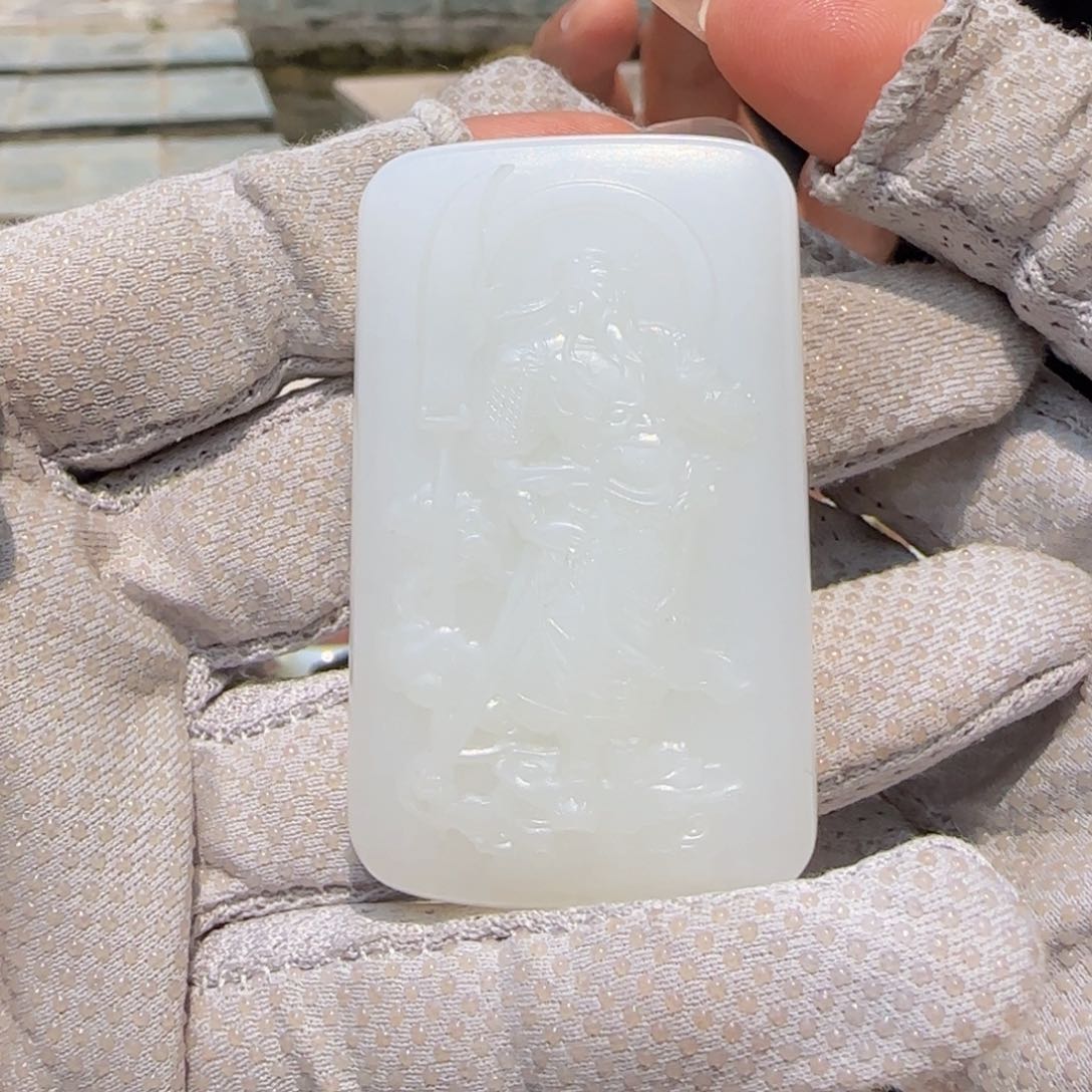 和田玉未镶嵌颈饰56