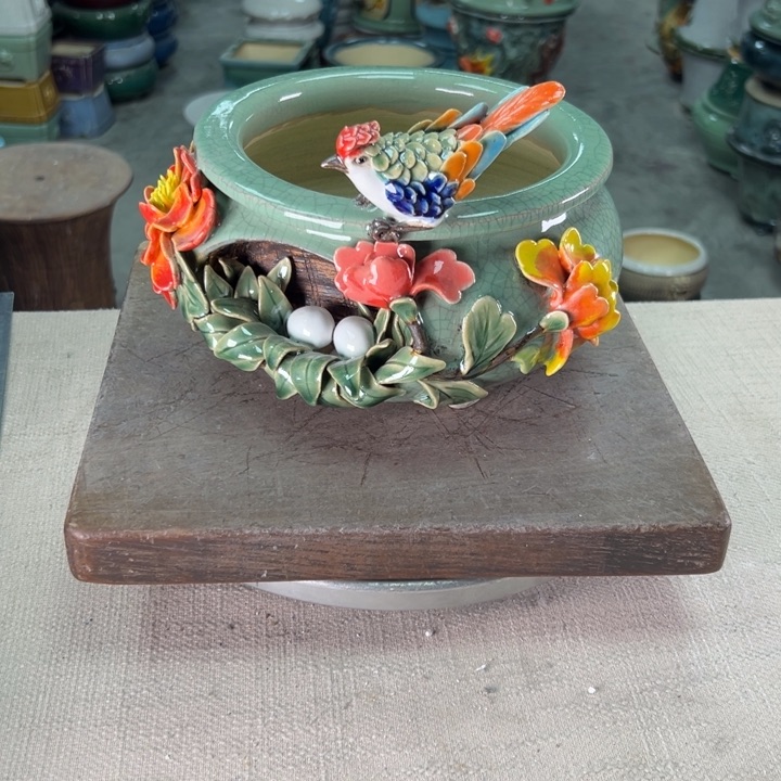 泳坤堂石湾盆微瑕