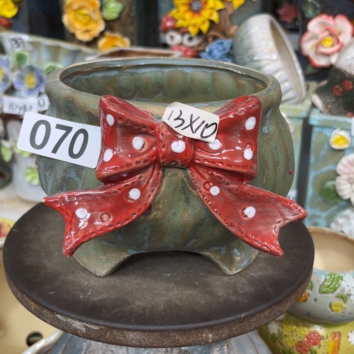 紫砂花盆粗陶材质多肉花盆