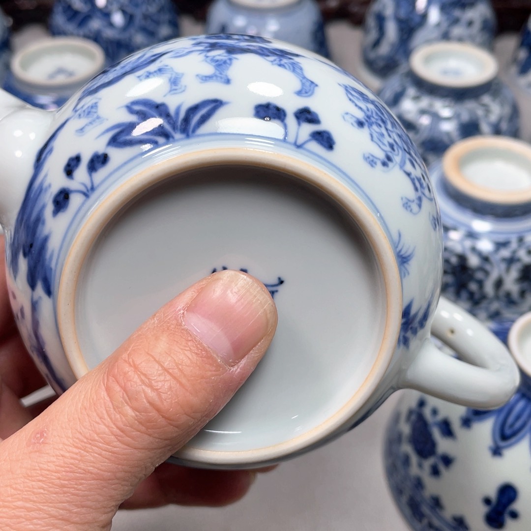 摆件从****?景德镇陶瓷现代手工陶瓷茶具