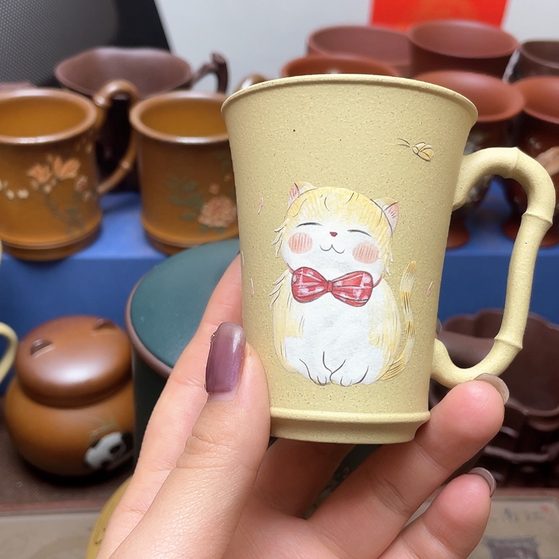 紫砂茶杯紫砂主人杯