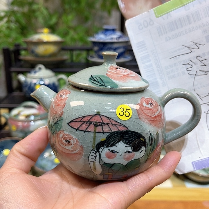 景德镇陶瓷手绘茶具