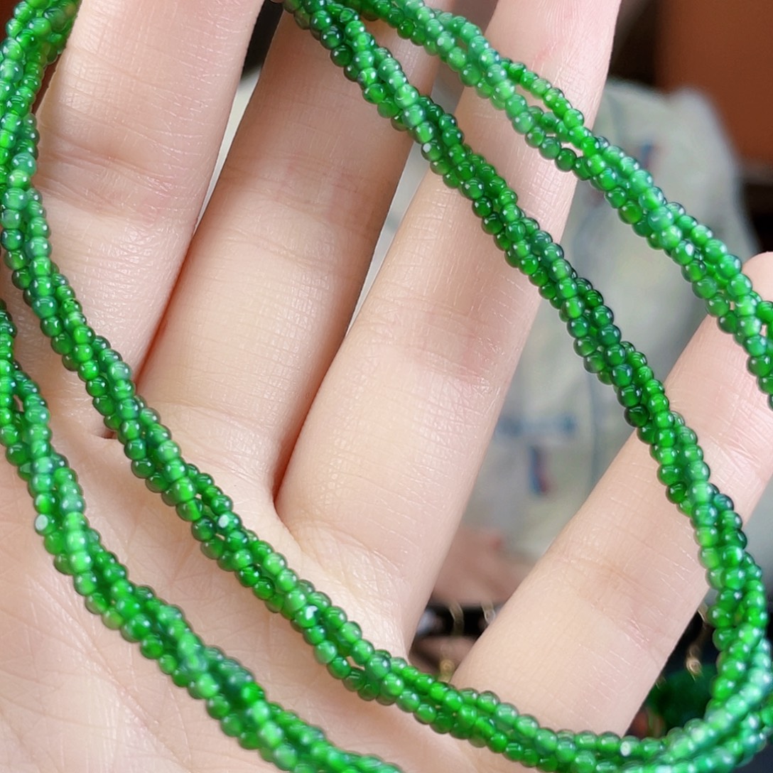 翡翠未镶嵌耳饰饰品