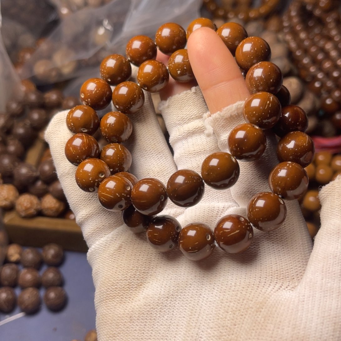 紫金鼠手串两条紫金鼠光珠手串