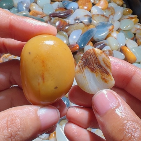 和田玉（糖玉）手链未镶嵌11