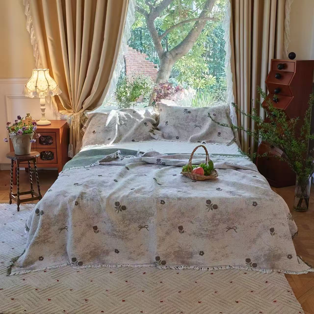 M【情人玫瑰】60*80cm 精梳棉枕巾透气亲肤轻奢可机洗