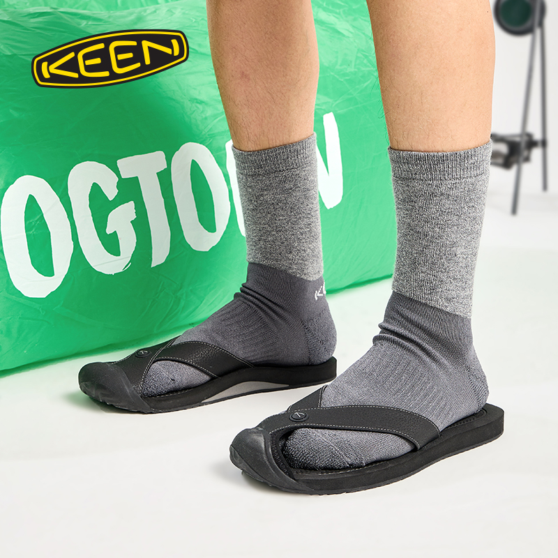 KEEN官方 BARBADOS TG男子户外舒适潮搭凉拖鞋