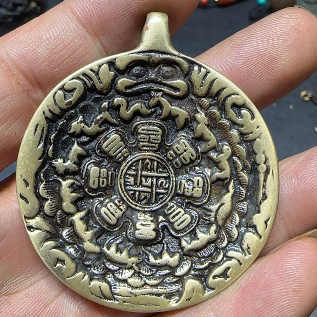 精品立马铜九宫牌