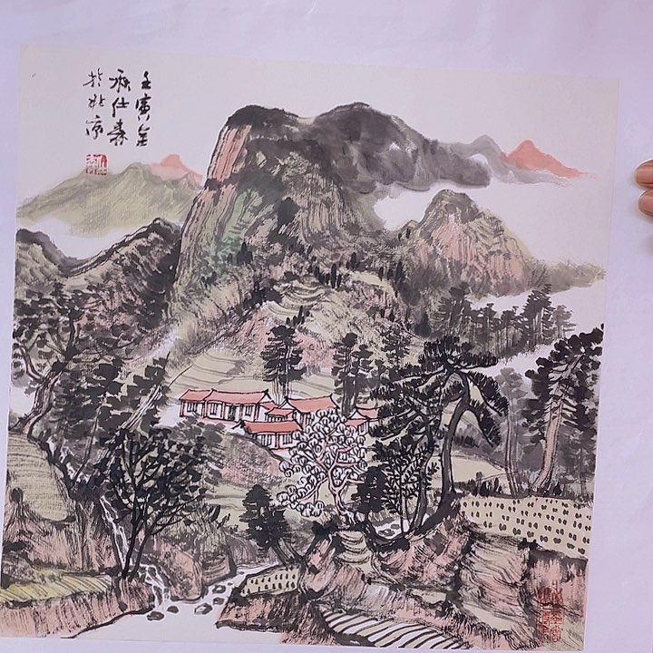 国画宋庄的一个小镇