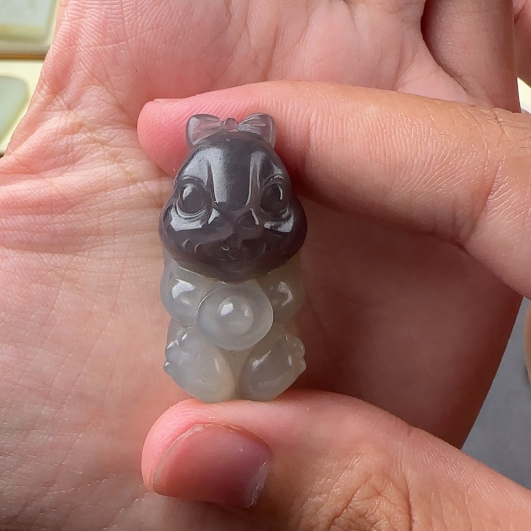 兔子未镶嵌定制和田玉