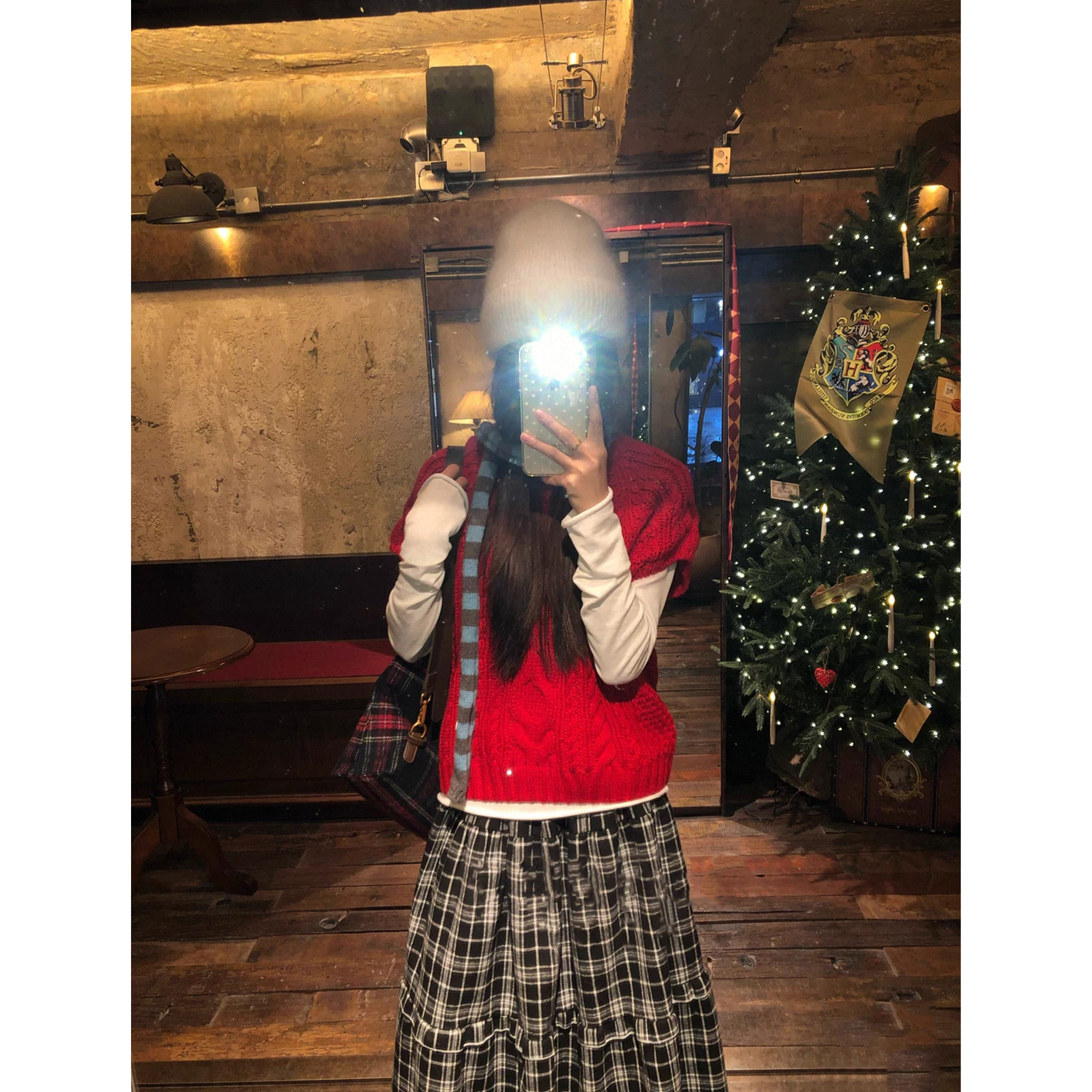 “韩剧女主”版型超好宽松ins圆领麻花针织短袖Q 5040#