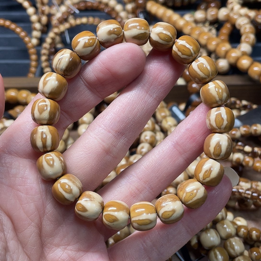 ╰***杰吊坠紫金鼠实心紫金鼠手串11花皮