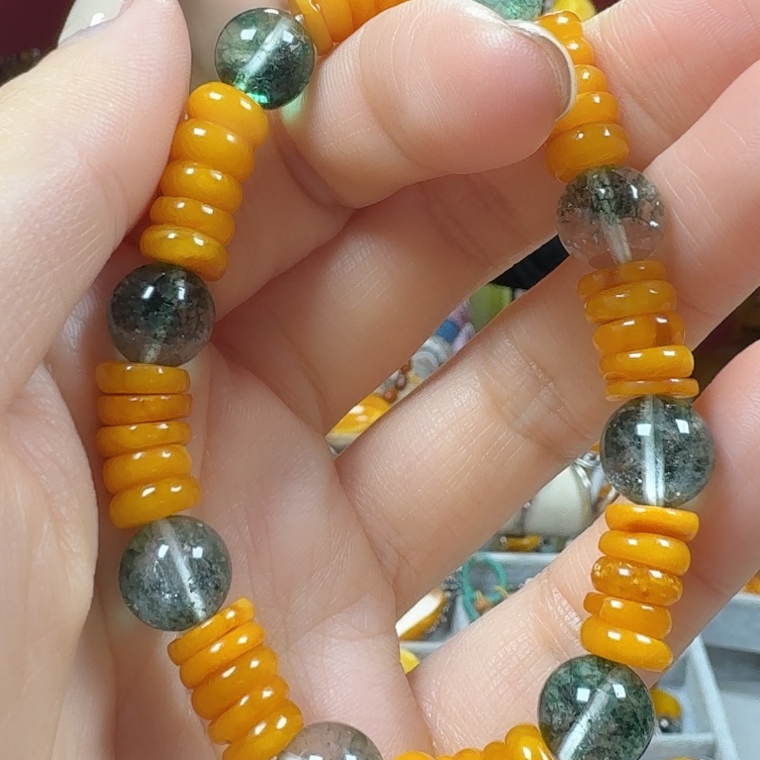 蜜蜡未镶嵌手链手串